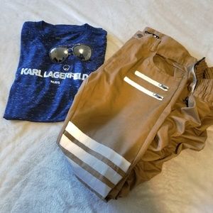 Karl Lagerfeld Paris Foil Logo Men's Tee Shirt